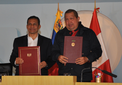 Firma de acuerdos Peru - Venezuela