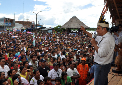 Jefe de Estado Ollanta Humala hace llamado para combatir juntos el narcotráfico