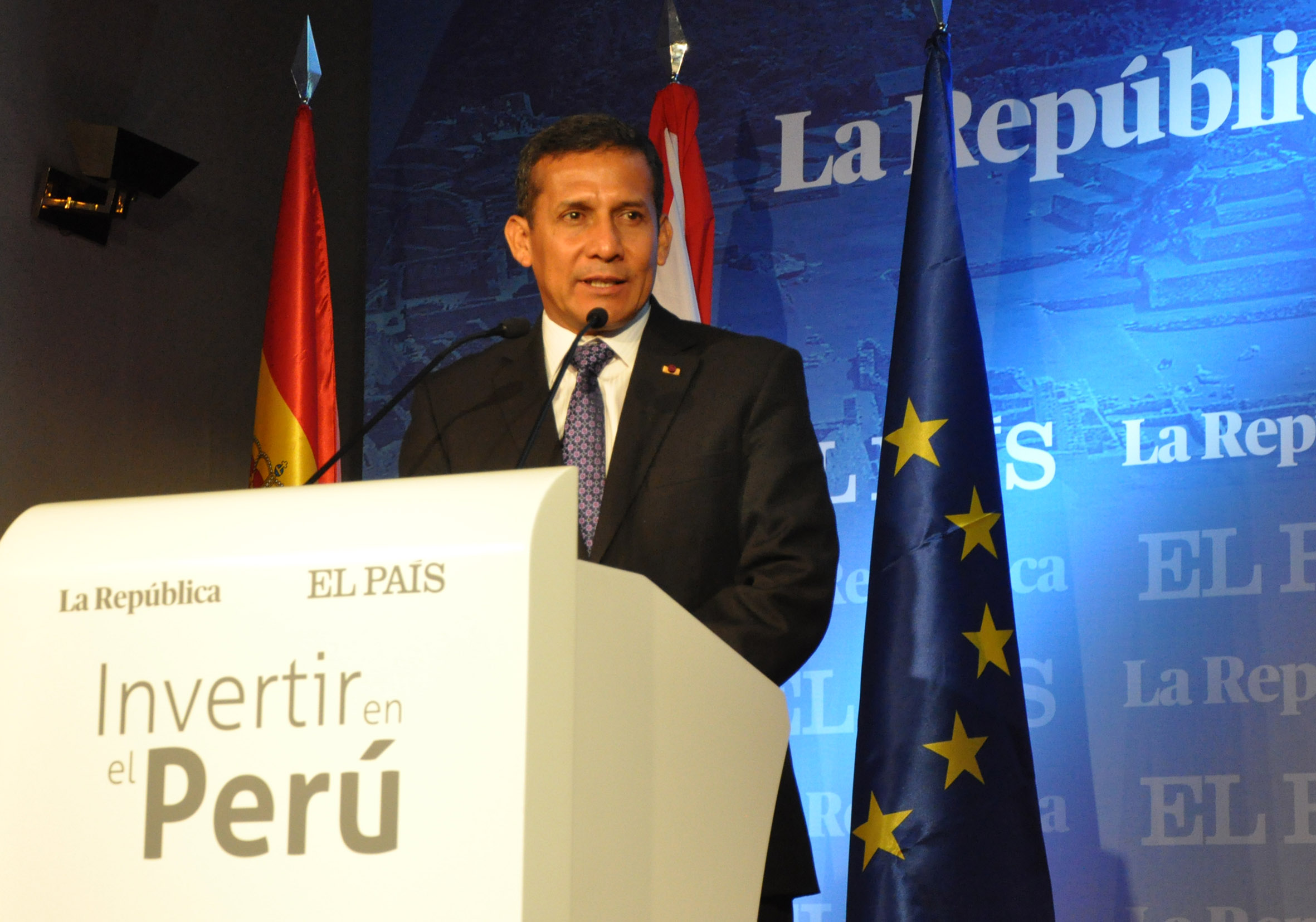 Presidente Ollanta Humala participó en inauguración   de evento empresarial "Invertir en el Perú"