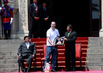 Carnaval de Tacna en Papacio de gobierno