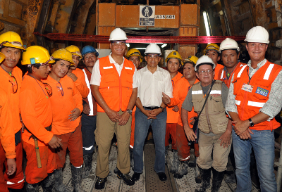 Presidentes Ollanta Humala y Rafael Correa visitaron proyecto de irrigación Olmos