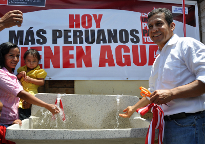 Presidente Ollanta Humala inauguró obras de agua potable y desagüe en Ventanilla