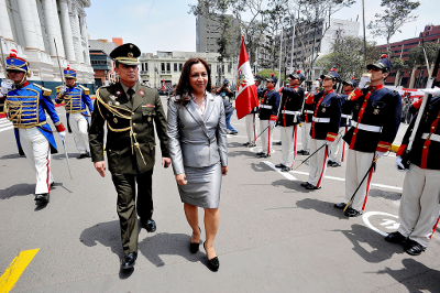 Vicepresidenta de la República Marisol Espinoza pide unidad de los peruanos contra lacra del terrorismo