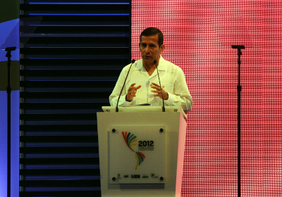 Presidente Ollanta Humala participó en  Cumbre Empresarial de las Américas