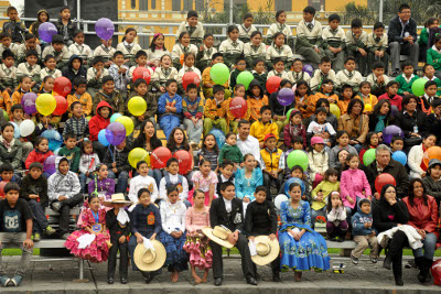 Niños celebraron su día con la familia presidencial en Palacio de Gobierno