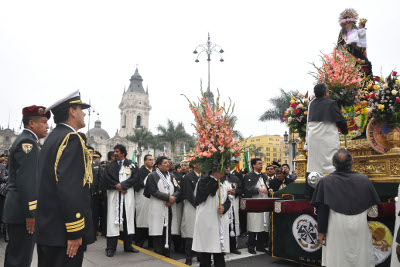 Palacio de Gobierno rindió homenaje a Santa Rosa de Lima, la patrona de la Policía Nacional del Perú