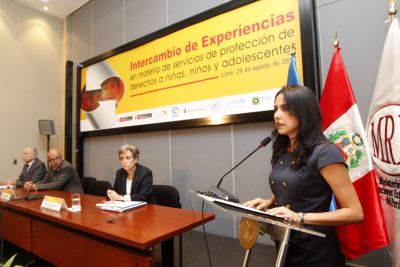 Primera Dama inauguró evento “Intercambio de Experiencias en materia de Servicios de Protección de Derechos a Niñas, Niños y Adolescentes”
