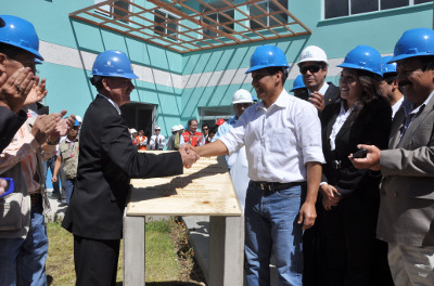 El mejor instrumento para la inclusión social es el agua, afirmó el Presidente Humala