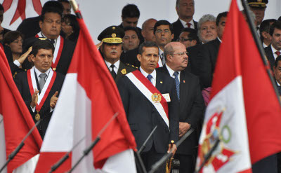 Jefe de Estado Ollanta Humala presidió Gran Parada y Desfile Cívico Militar por Fiestas Patrias