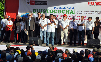 "Vamos a combatir la desnutrición y garantizar una  buena educación de nuestros hijos", afirmó presidente Humala   