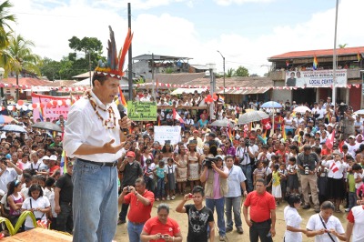 Mandatario asegura que gobierno seguirá llevando desarrollo a zonas de frontera