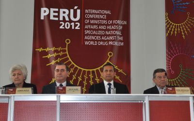 Un llamado a la unidad para luchar contra las drogas formuló el presidente Ollanta Humala