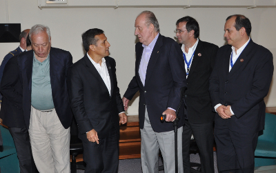Presidente Ollanta Humala sostuvo encuentro con el Rey de España