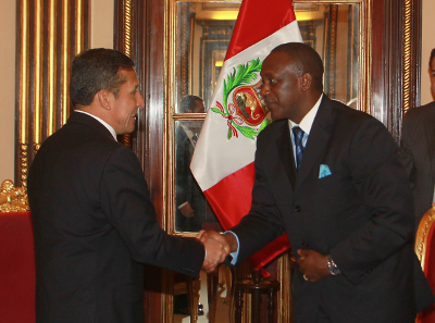 Presidente Humala recibe director de la ONUDI