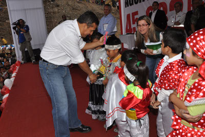 Jefe de Estado condena uso de niños con fines políticos electorales