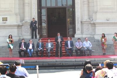 Presentaron Semana Santa Junín 2012 en Patio de Honor de Palacio de Gobierno