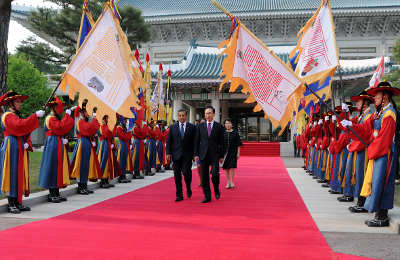 Presidente Ollanta Humala arribó a Corea en Visita de Estado
