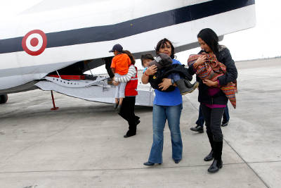 Gobierno recupera a tres niños secuestrados por terrorismo