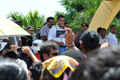 Discurso del Presidente de la República, Ollanta Humala Tasso, durante la inauguración y supervisión de obras ejecutadas a través del Proyecto Binacional Puyango – Tumbes