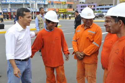  Presidente Ollanta Humala inauguró esta mañana paso a desnivel en distrito de Ate