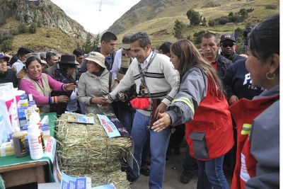 Discurso del Presidente de la República, Ollanta Humala Tasso, durante el lanzamiento del programa “Abrígate Perú” en la localidad de Sacsamarca, región Huancavelica