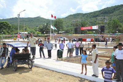 Presidente Humala inaugura obras de desarrollo urbano que mejoran calidad de vida de pobladores de región San Martín