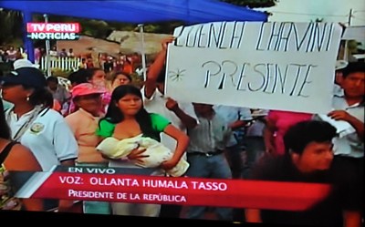 Presidente Ollanta Humala saludó a población de Mazamari
