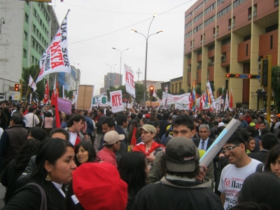 Presidente Ollanta Humala - reunion CGTP