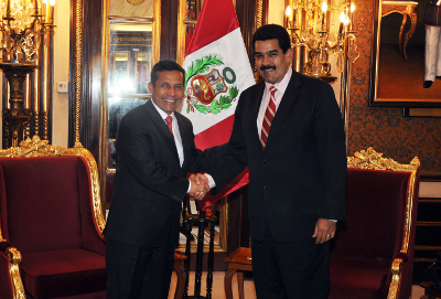 Presidente ollanta canciller maduro