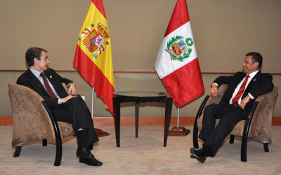 Presidente Ollanta Humala se reunió con Zapatero