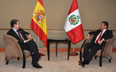 Presidente Ollanta Humala se reunió con Zapatero
