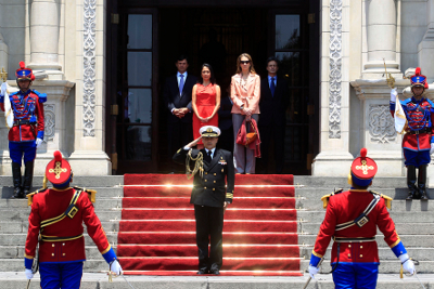 Primera Dama Nadine Heredia recibió a Su Alteza Real la Infanta Elena de Borbón