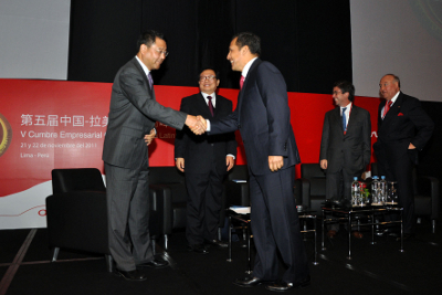 Presidente Ollanta Humala V Cumbre Empresarial China-América Latina.