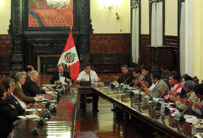 Presidente Ollanta Humala dialogo Madre de dios aPURIMAC
