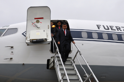 Presidente Ollanta Humala Viaja a Cusco