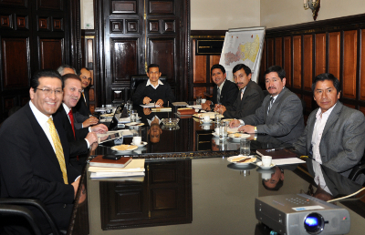 Presidente Ollanta Humala - Con autotidsades de Pasco