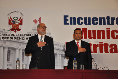 Presidente Ollanta Humala Alaldes Peru